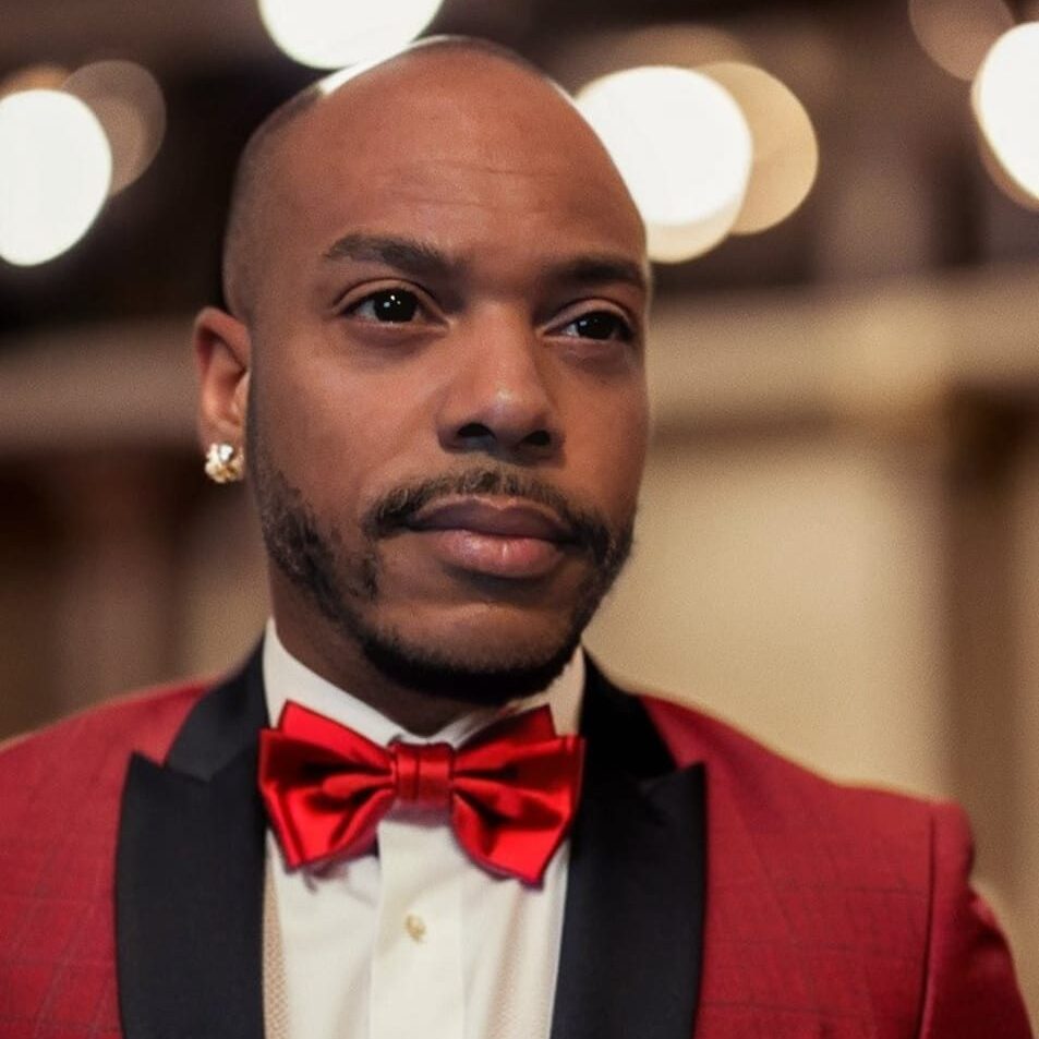 Josh – Red Suit and Tie