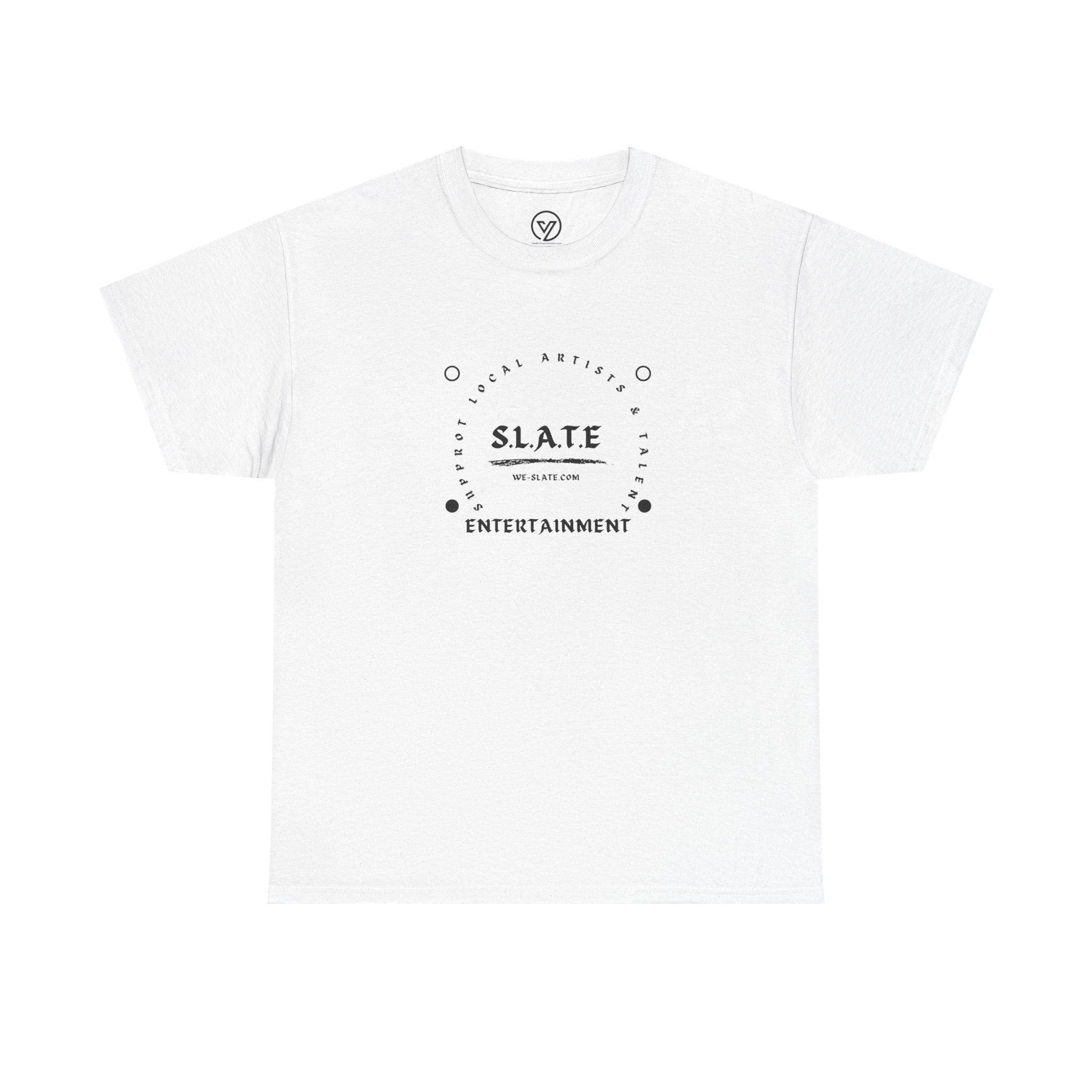 Slate Entertainment Logo T‑Shirt — Minimal Vintage Band Tee - Image 2