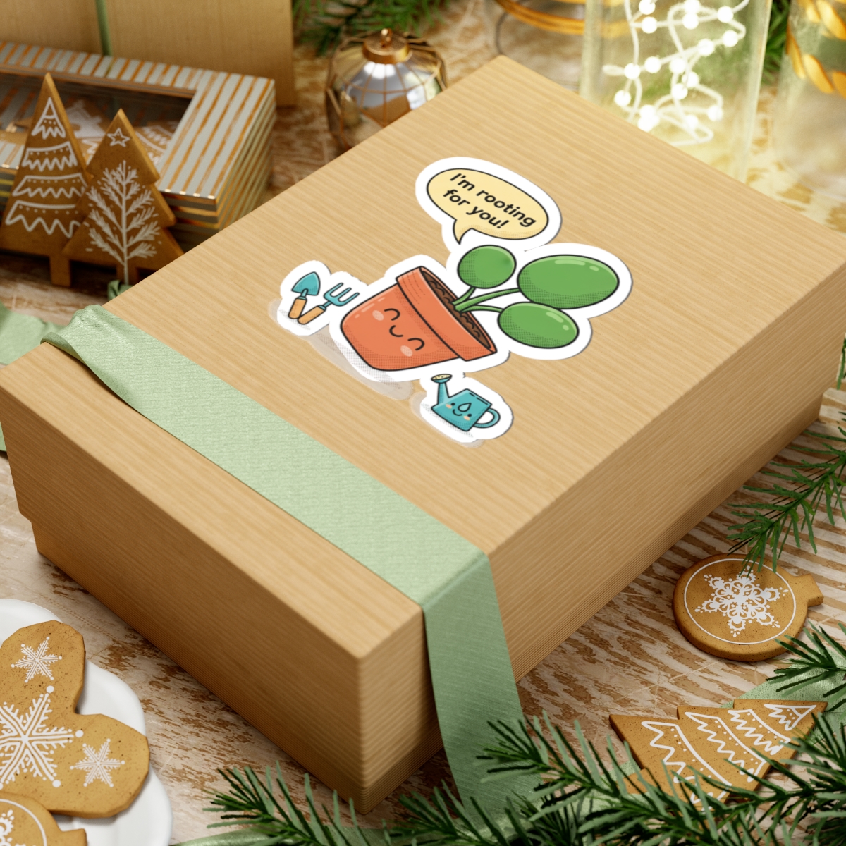 I'm Rooting For You Sticker | Plant Parent Pun, Succulent Humor - Image 9