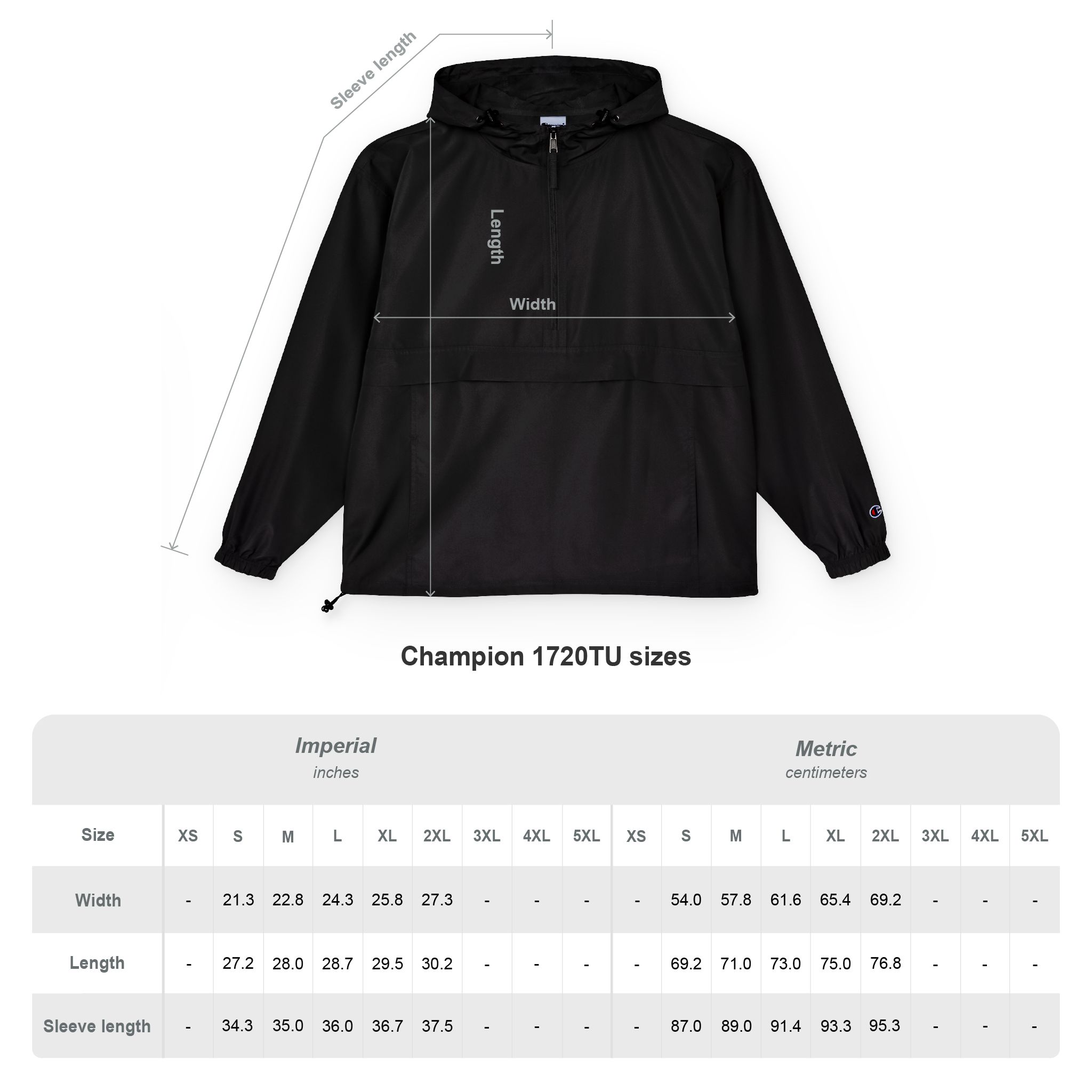 Creative Edge Consultants Packable Champion Anorak Windbreaker - Image 4