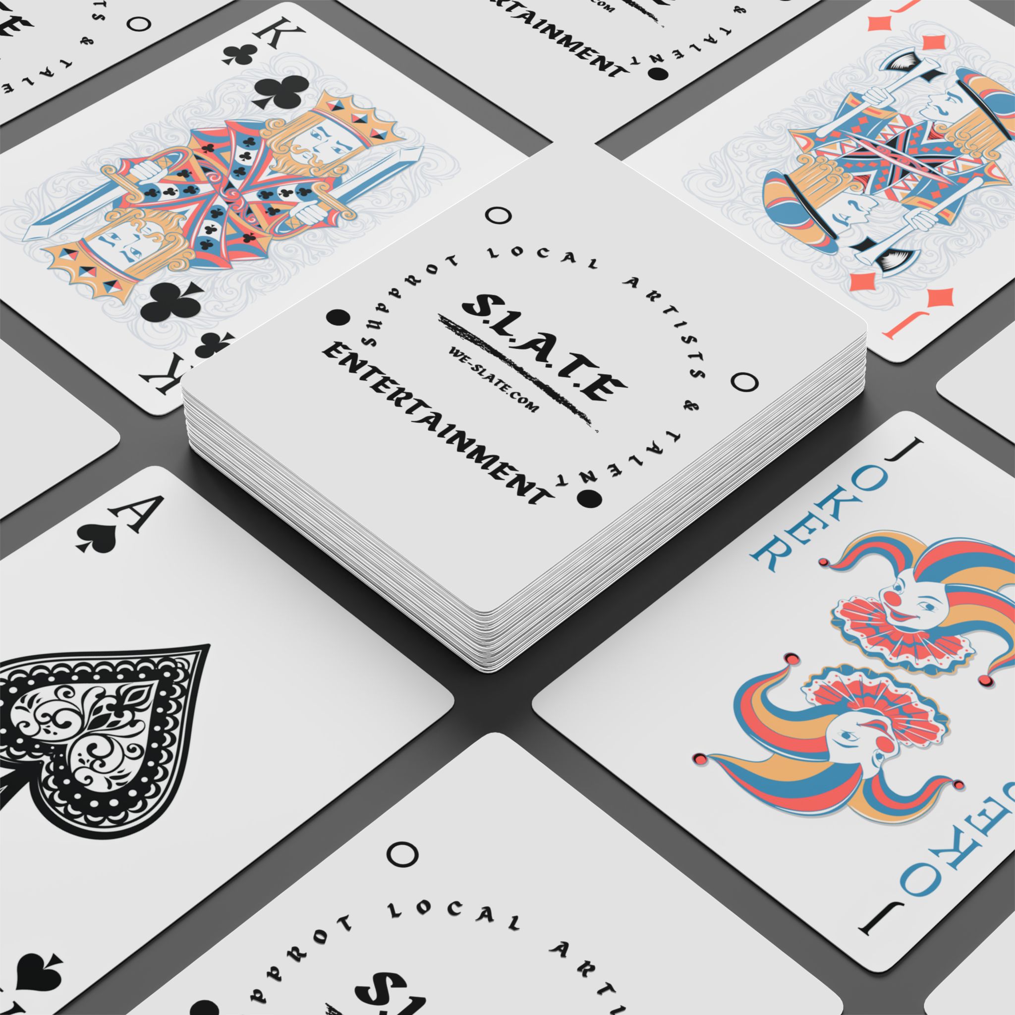S.L.A.T.E. Branded Poker Playing Cards