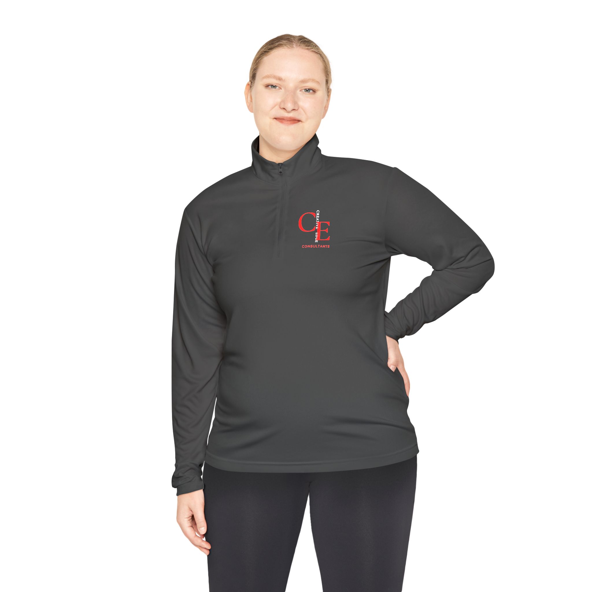 Creative Edgee Consultants Logo Quarter-Zip Pullover