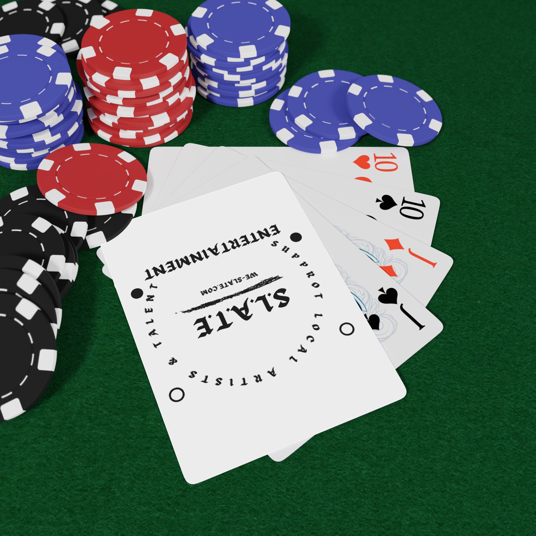 S.L.A.T.E. Branded Poker Playing Cards - Image 6