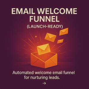 Email Welcome Funnel (Launch-Ready)